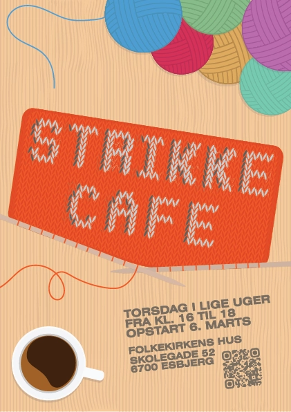 strikkecafé flyer